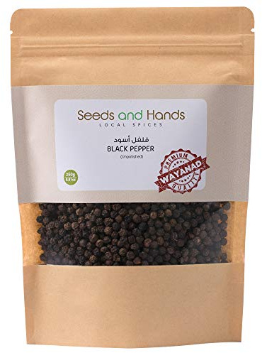 Seeds and Hands Tellicherry Special Extra Bold Black Pepper Whole [Medium Spicy] (250g/8.81oz)