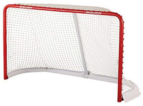 Bauer hockeytor Deluxe 183 cm rot/weiß