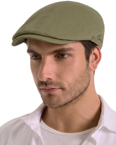 ZLYC Sommer Ivy Gorra con visera de algodón para hombre, Talla única