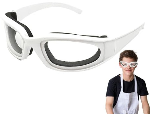 Lunettes d'oignon – Lunettes de protection pour une cuisine sans déchirure | Lunettes de laboratoire antibuée sur lunettes, gadget de cuisine pour couper l'oignon, barbecue, cuisine, ajustem