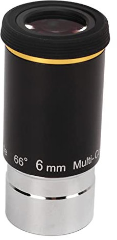 1,25-Zoll-Teleskopokular, Optisches Glas aus Aluminiumlegierung, 66-Grad-Ultraweitwinkelokular mit Staubdichter Abdeckung, Astronomisches Teleskop-Weitwinkelobjektiv Zum Austausch