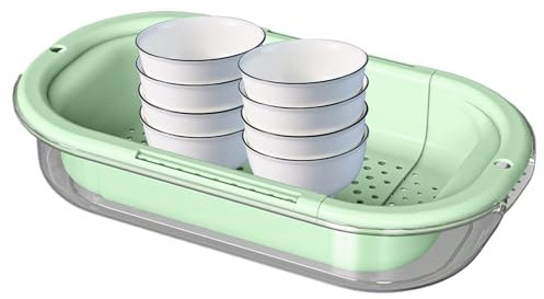 Scolapasta da mettere sopra il lavello, setacci estensibili e colini pieghevoli, per cucinare in casa, preparare i pasti e lavare i piatti