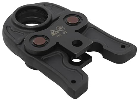 Mâchoires de sertissage TH40 - Diamètre du tube : 4 cm - Diamètre du trou d'encastrement : 1,41 cm - Pince à sertir - Contour TH - Mâchoire à sertir - Pour tuyaux en aluminium et plastique, tuyaux PEX