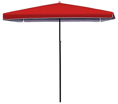 LSLYTQ Outdoor Garden Parasols Parasols Blue/Red Outdoor Patio Market Umbrella, Perfect For Balcony Table Terrace Garden Deck Yard Shade Or Pool Side, Rectangular/Square good
