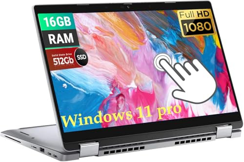 Dell Latitude 5320 2-in-1 Laptop TouchScreen Business, 13.3 FHD(1920x1080), Intel Core i5-1135G7 2.4GHz, 512GB SSD, 16GB RAM, US QWERTY Keyboard, Windows 11 Pro (Renewed)
