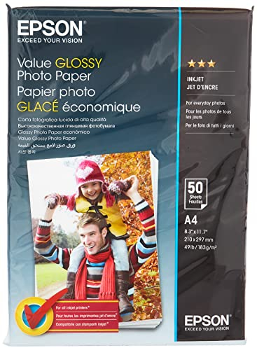Epson C13S400036 Fotopapier, A4, 50 Blatt