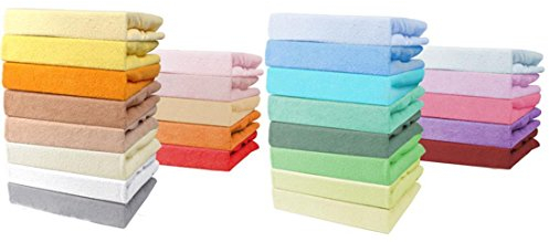 Best For Kids Lenzuolo con Angoli Elasticizzati | 100% Cotone e Spugna | 55 x 90 cm | Rosa - In Jersey
