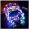 FunPa LED Blume Haarband, 7 Stück Blumen Stirnband Krone LED Blume Hochzeit für Frauen Mädchen Haar-Accessoires Party Festival Hochzeit