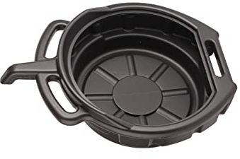 Aramox Ölauffangwanne, Tragbare Ölauffangwanne, Schwarz, Frostschutz, Ölwechselwanne, Universal-Autoreparaturwerkzeug (7,5 l)