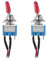 2 Stück Kippschalter mit Kabel 12V 24 V 220V 230v 240 V/ON/OFF universal Anwendung Für Auto, Boot, Haushaltsgeräte, Schiff Kippschalter mit Draht Wippschalter Schalter (2)