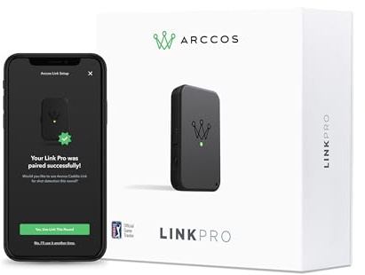 Arccos Link Pro Wearable: Automatically Track Your Golf Game Without Your Phone, Compatible with Arccos Smart Sensors & Arccos Smart Grips