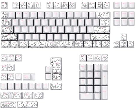 Set di cappucci per tasti spessi con retroilluminazione a doppio scatto per sublimazione tastiera meccanica sublimazione Linee speciali avanzate