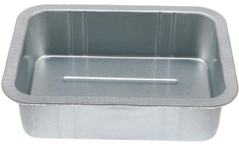 MUCKLILY Bac De Vidange D'huile en Acier 5l, Bac De Récupération D'huile Moteur Compact, Résistant Et Recyclable, Outil pour Entretien Automobile, Garage Et Réparation Carrosserie