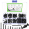 960 Pcs M2 Countersunk Bolts and Nuts Set, Small Countersunk Flat Head Machine Screws, Black Assorted Hex Socket Head Cap Screws Nuts and Bolts and Washers Assortment Kit