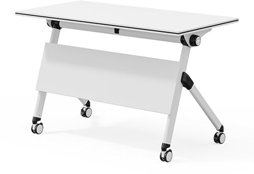 Bärbart vikbart konferensbord – vikbart mötesbord med möbelhjul för kontor och klassrum