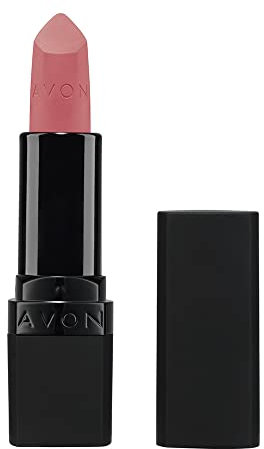 AVON Barra de Labios Ultra Matte Tono Pink Passion - Enriquecido con Vitamina E, Aceite de Aguacate y Aceite de Sésamo - Cobertura Cómoda, No se cuartea ni se seca - SPF 15 - Color Rosa Pasión