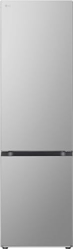 LG GBV3200DPY Kombi-Kühlschrank Total No Frost, Klasse D, 387L, flache Türen, Door & Linear Cooling, Fresh Converter, Smart Inverter, Smart Diagnosis, Weinregal, Prime Silver