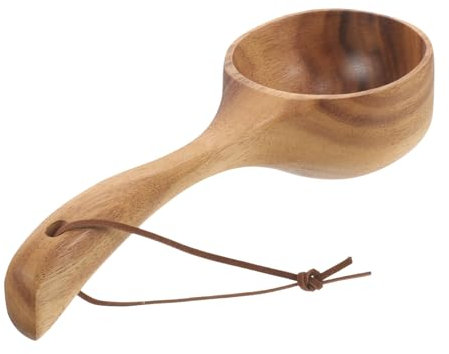 SAFIGLE Louche pour Bain à Eau Ergonomique Capacité pour Sauna Cuisine Facile