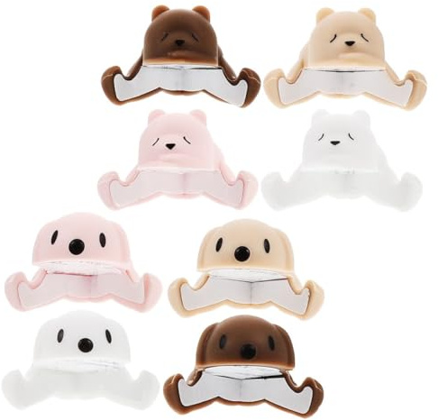 iplusmile Protectores de Esquinas Silicona 8 Unidades Colores Variados Topes de Esquinas para Mesas y Muebles Seguridad para Bebés y Protección el Hogar