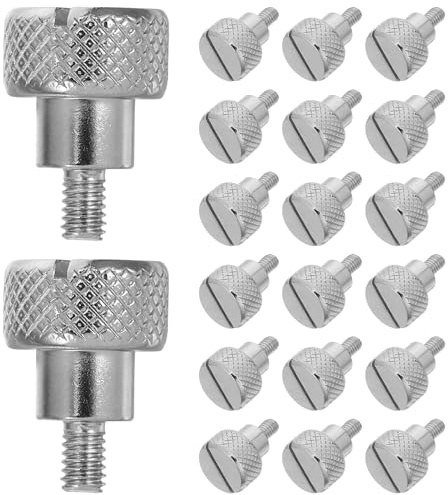Toyvian 20 Pezzi Viti per Piedino Macchina da Cucire Vite Filettata per Sostituzione Rapida Piedino Viti Avvitatore per Riparazione e Manutenzione Macchine da Cucire