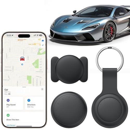 GPS Tracker for Vehicles Compatible with iOS & Android, No Subscription Magnetic Car Hidden Locator, GPS Tracker Car No Monthly Fee, Real-Time Vehicle Tracker Global Coverage, No SIM Card Required