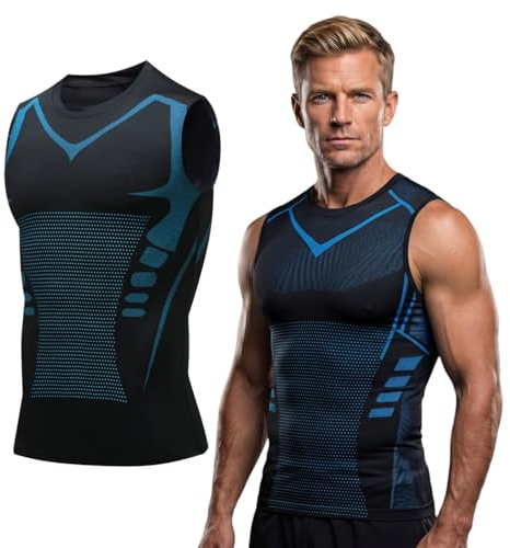 bergxperten Antonio herato Camiseta Compresion Moldeadora Hombre Soporte Postura