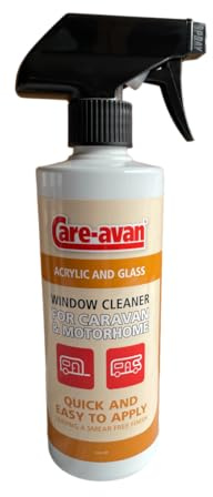 Motorhome/Caravan Acrylic & Glass Window Non Smear Cleaner 500mls Spray