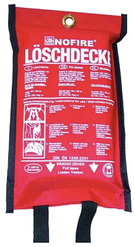 NOFIRE Löschdecke 180x160 cm XXL DIN EN 1869