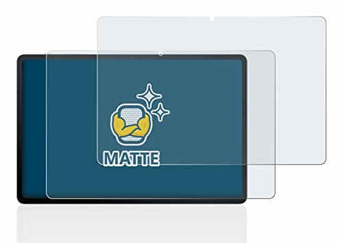 BROTECT Entspiegelungs-Schutzfolie für Samsung Galaxy Tab S7 FE (im Querformat) (2 Stück) Matte Displayschutz-Folie, Anti-Reflex, Anti-Fingerprint