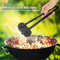 Ejoyous Pinzas para Carbón, Pinzas para Parrilla de Metal Pinzas para Carbón Pinzas para Barbacoa Pinza para Carbón Pinzas para Parrilla Multifuncionales Pinzas para Briquetas para