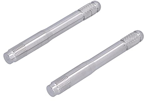 2 Pièces M14 X, 2 Pièces Goupilles D'alignement de Goujon de Roue Guide de 1.5 Broche Cintre M14 Filetage de Roue en Acier Inoxydable Goupille D'outil,
