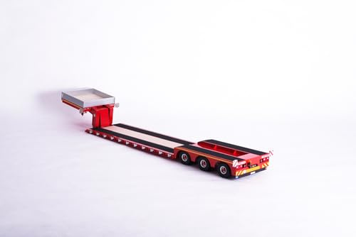 Carson 500907700 1:14 3-axelstegslastare svanhals/djupsäng – RC-lastbil, reservdelar, tuningdelar, tillbehör, modelltillverkning, skala 1:14, lastbil släpvagn