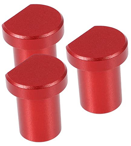3pcs Workbench Positioning Planing Plug Durable Aluminum Alloy Bench Dog Stopper for Woodworking Easy to Install for Planing Routing Cutting and Sanding