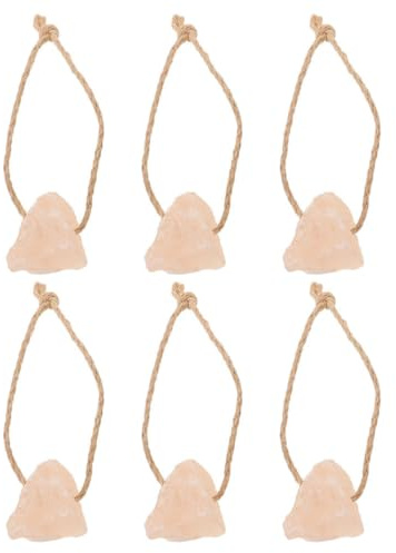 YARNOW 6 Pezzi Blocchi di Sale Rosa da Leccare per Cavalli Bovini e Animali Selvatici Minerale Naturale Ricco di Oligoelementi Blocco Minerale per Bestiame da Allevamento Integratore