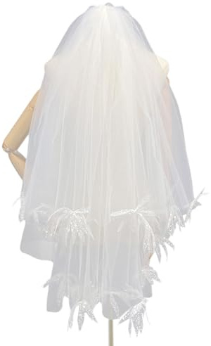 Lodoot Velo da sposa in tulle traspirante accessorio per capelli per feste di nozze occasioni speciali Dressingup Puntelli Fotografia da sposa