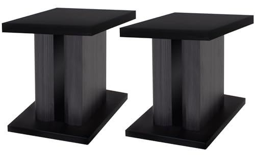 (2) Technical Pro 8 Studio Monitor Bookshelf Computer Multimedia Speaker Stands