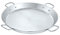 Concord Premium Edelstahl Paella-Pfanne mit robustem Dreifachboden (50 cm))