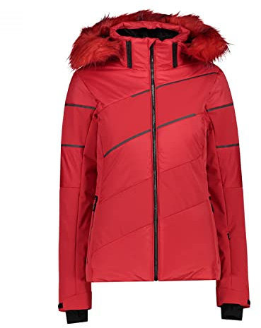 CMP - Giacca antistrappo da donna con cappuccio removibile, Ferrari, 54