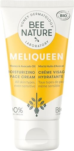 Bee Nature - Gesichtscreme - Bio-Honig - Feuchtigkeitscreme - Trockene und Empfindliche Haut - 100% Natürlich - 50ml