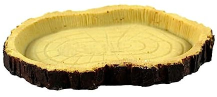 Angoily Schildkröten-futterbecken Aus Kunstharz für Reptilien Futternapf für Eidechsen Passendes Reptilien-lebensraum-zubehör