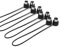 CME MIDI Cable 4-Pack - 1FT / 30cm, 5-pin DIN, Low-Profile - Mirrored 45-Degree Angled Ultra-Thin Plugs for Compact Spaces - Ideal for MIDI Interface, Pedalboard, Keyboard