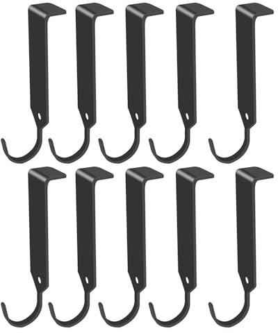 Dmore Lot de 10 crochets de suspension en acier inoxydable pour porte-couteaux magnétiques