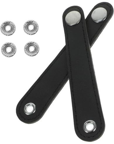 TOYZFRIENDY Cinturón de Fuelle de Acordeón de Doble Capa de Cuero, Hebilla Resistente, Tamaño (distancia Central 10,4 Cm), Accesorio para Acordeón Portátil y Duradero