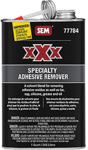 XXX 77784 77784 Universal Adhesive Remover, 1 qt Can, Liquid, Clear
