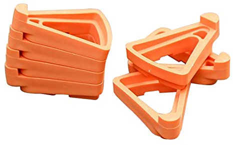 Marooma Supporti per Sollevatori di Vasi di Alta qualità, Alzate per Piedi di Vasi di Fiori, Supporto Invisibile Durevole, Piedini per Vasi per Piante Alzate per Vasi di Fiori, Elevatore(12 Pezzi O)