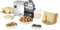 Avilia Professionelle elektrische Käsereibe aus Edelstahl, 200 W, ideal für Käse, Schokolade, Brot, verstellbarer Schnitt, 32,5 × 15 cm, hergestellt in Italien