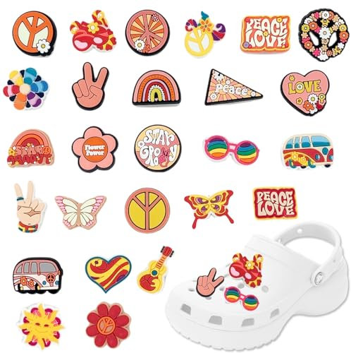 26 st Skoberlocker, diverse tecknade skodekorationer PVC-skordekorationer för modedekorationer Berlocker Skotillbehör Söta berlocker för festdekorationer Födelsedagspresenter