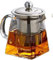 Teiera in Vetro con infusore per tè e infusioni, Resistente al Calore e Compatibile con Forno a microonde - Infusion Prestige Collection (350 ml)