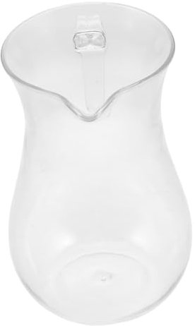 MUCKLILY Jarra de Vino de Plástico 600 Ml Dispensador de Vino Reutilizable Resistente a Mango Práctico para Fiestas y Bares para Bebidas Frías