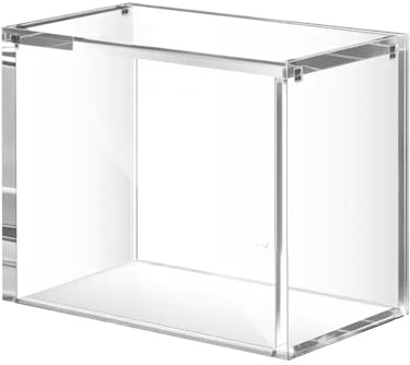 Vitrine pour objets de collection – Boîte de rangement en acrylique – Bacs anti-poussière pour cartes, figurines, poupées, maison, salon, musée, comptoir, parfum, salle d'étude, placard, passe-temps